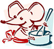 Mouse with bowl