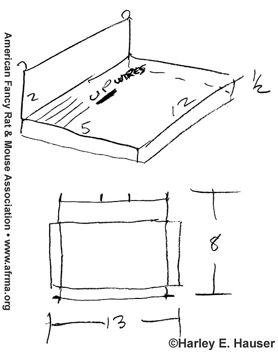 Another set of plans for a rat wire shelf